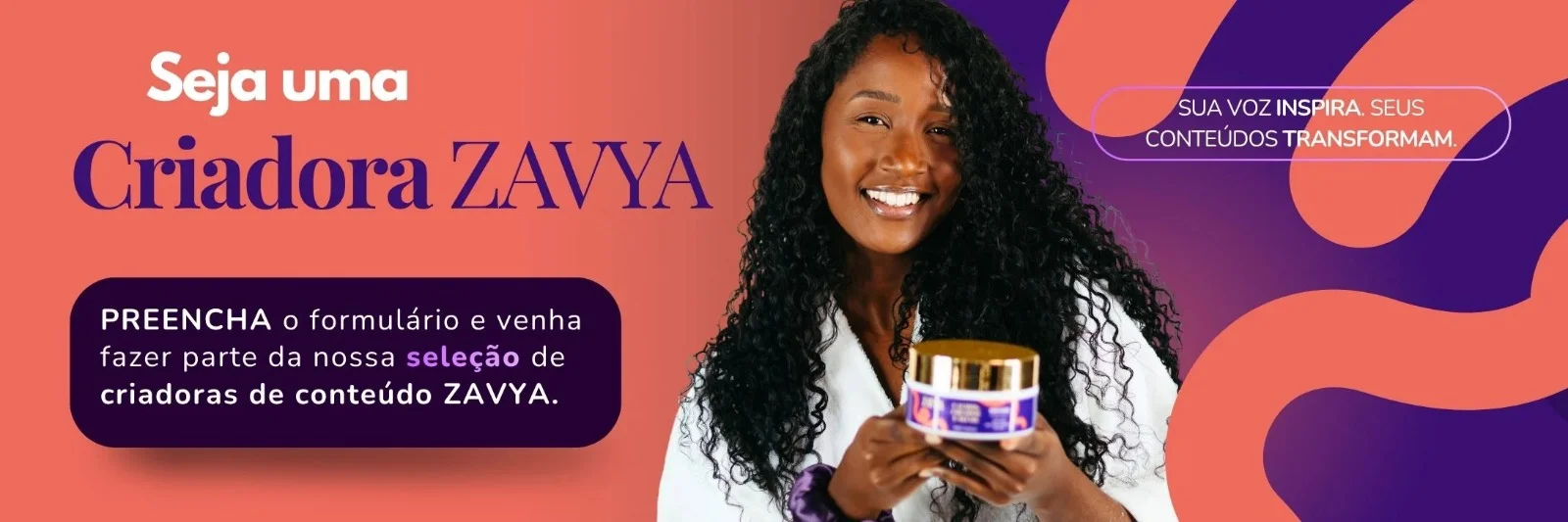 Seja uma Criadora ZAVYA